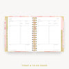 Day Designer 2024 mini weekly planner: Sunset cover with undated daily planning pages