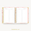 Day Designer 2024 mini weekly planner: Sunset cover with favorite books and movies pages
