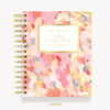 Day Designer 2024 mini weekly planner: Sunset  hard cover, gold wire binding