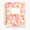 Day Designer 2024 weekly planner: Sunset hard cover, gold wire binding
