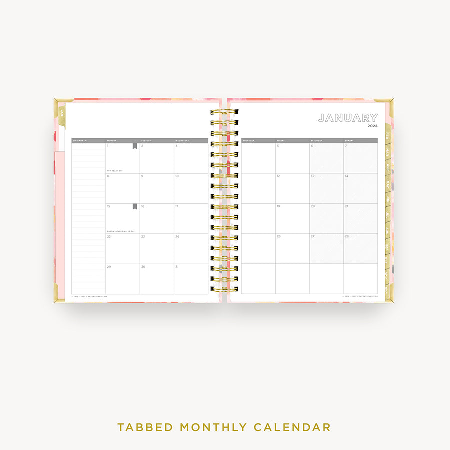 Day Designer 2024 weekly planner: Sunset cover with monthly calendar