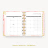 Day Designer 2024 mini daily planner: Sunset cover with monthly calendar