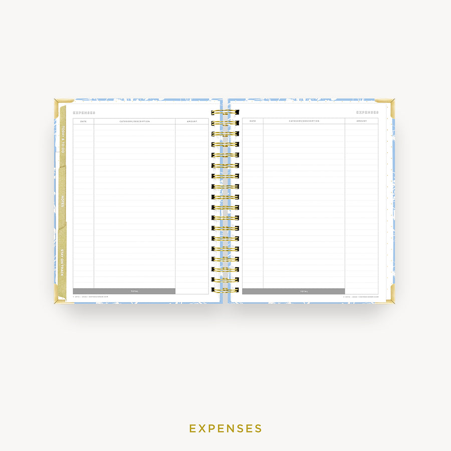 Day Designer 2024 weekly planner: Annabel cover with expense tracking pages