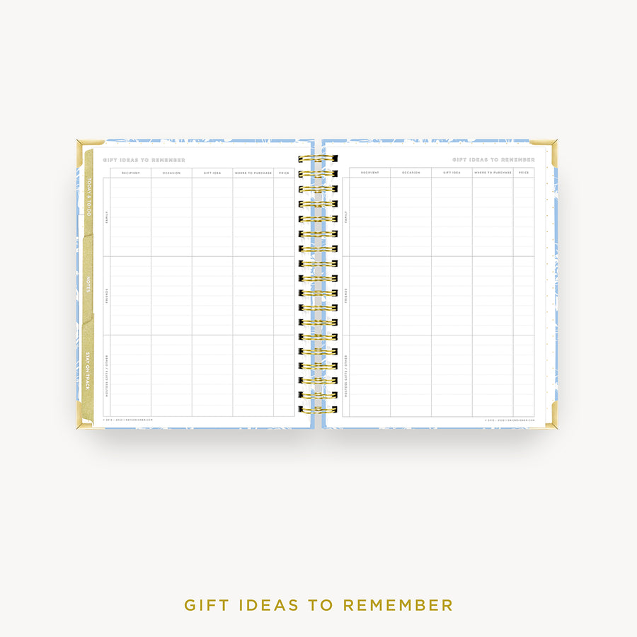 Day Designer 2024 weekly planner: Annabel cover with gift ideas pages