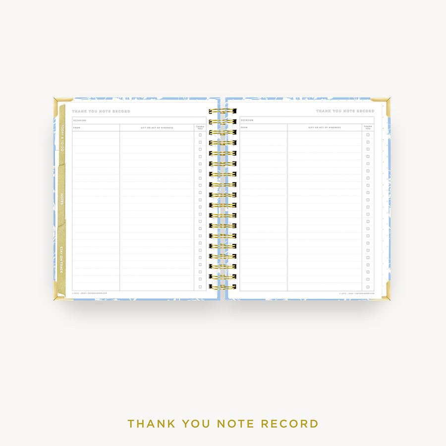 Day Designer 2024 weekly planner: Annabel cover with thank you notes pages