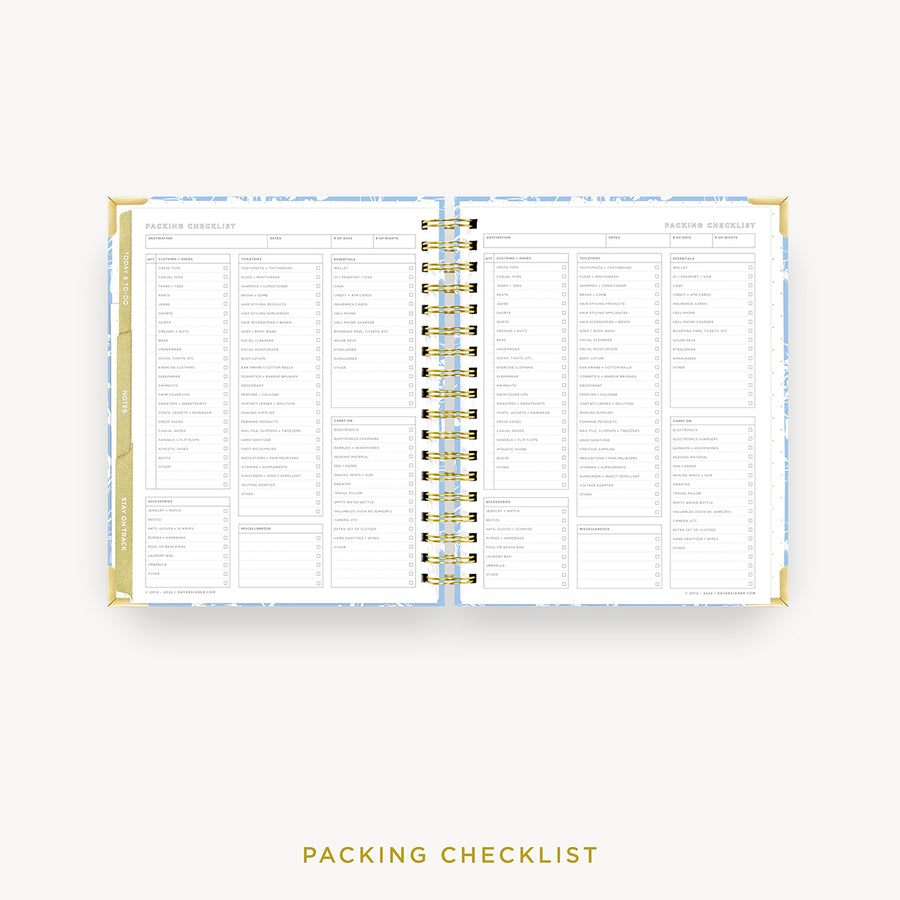 Day Designer 2024 weekly planner: Annabel cover with packing checklist