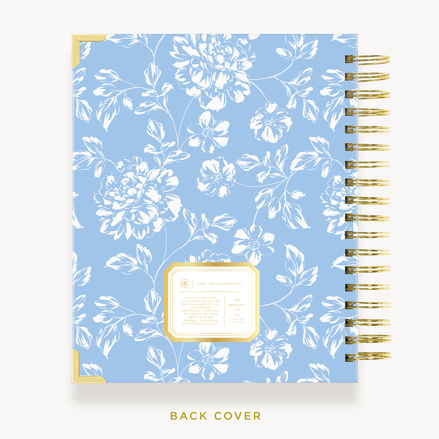 Day Designer 2024 weekly planner: Annabel cover with back cover with gold detail