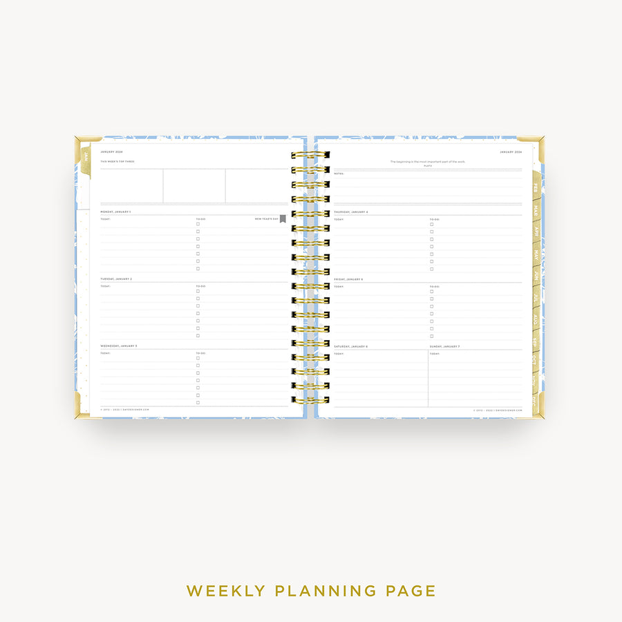 Day Designer 2024 weekly planner: Annabel cover  with weekly planning pages