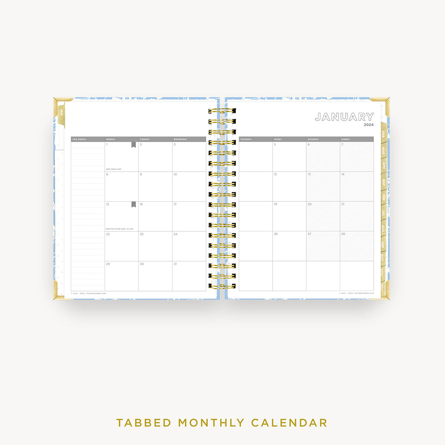Day Designer 2024 weekly planner: Annabel cover with monthly calendar