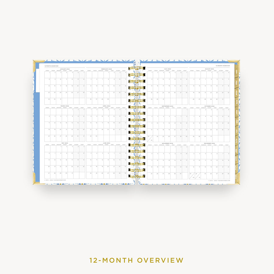 Day Designer 2024 weekly planner: Casa Bella cover with 12 month calendar