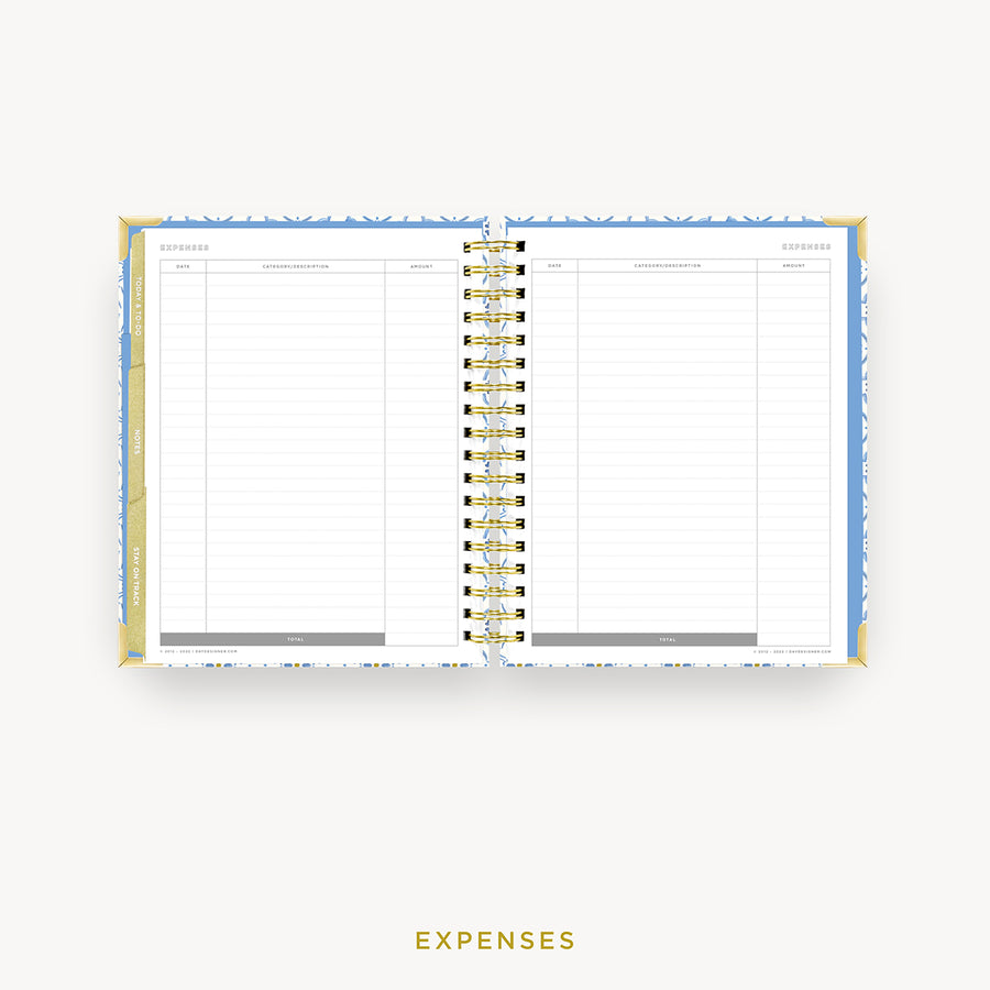 Day Designer 2024 weekly planner: Casa Bella cover with expense tracking pages