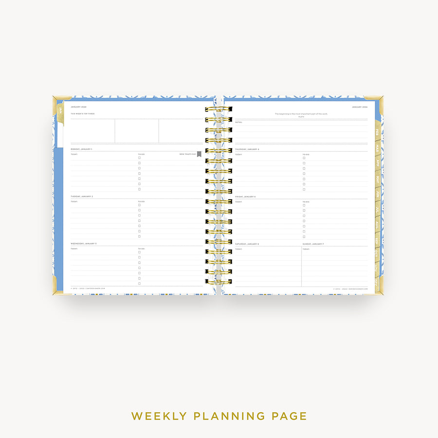 Day Designer 2024 weekly planner: Casa Bella cover  with weekly planning pages