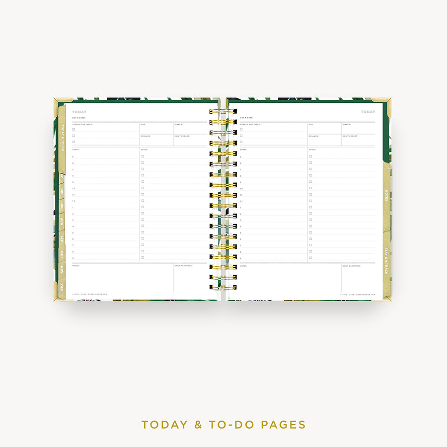 Day Designer 2024 weekly planner: Bali cover with undated daily planning pages