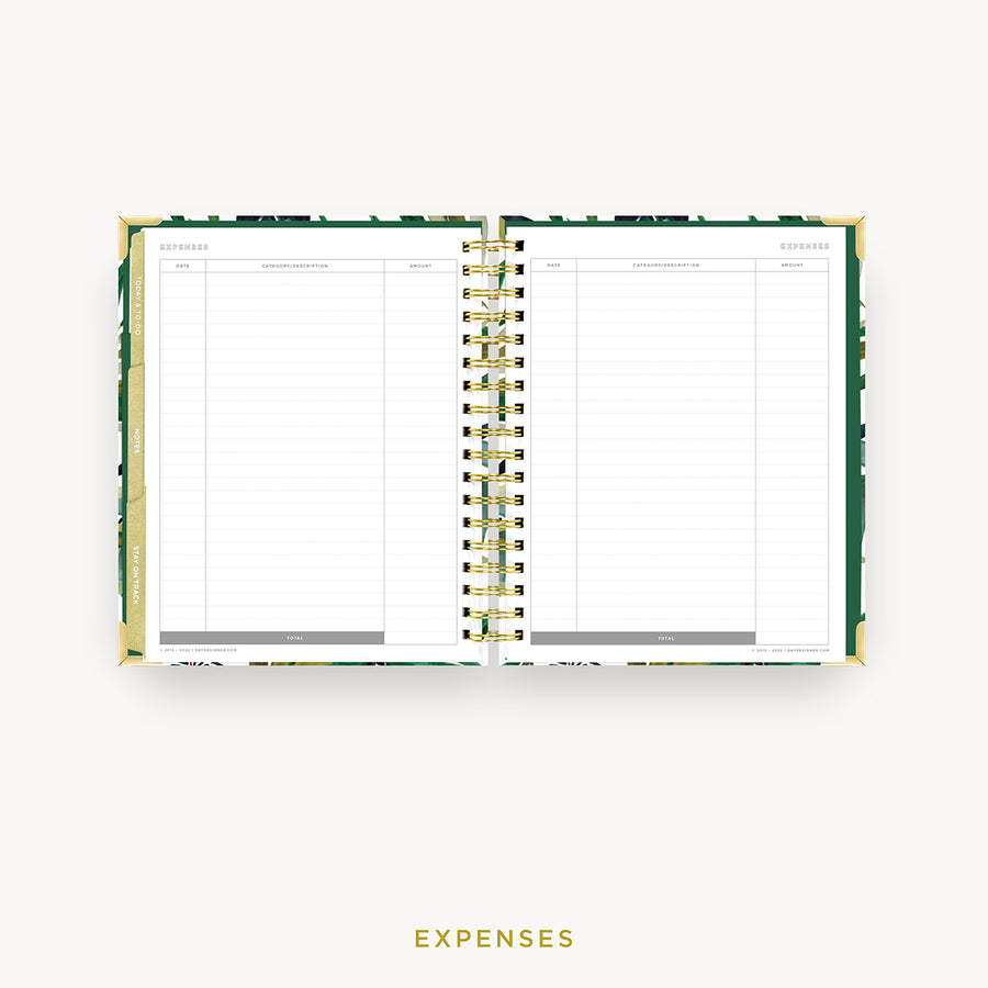 Day Designer 2024 weekly planner: Bali cover with expense tracking pages