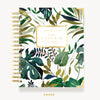 Day Designer 2024 weekly planner: Bali hard cover, gold wire binding