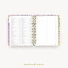 Day Designer 2024 weekly planner: Blurred Spring cover with holidays page
