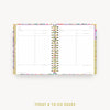 Day Designer 2024 weekly planner: Blurred Spring cover with undated daily planning pages