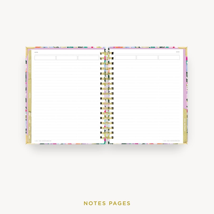 Day Designer 2024 weekly planner: Blurred Spring cover with note-taking pages