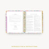 Day Designer 2024 weekly planner: Blurred Spring cover with introduction