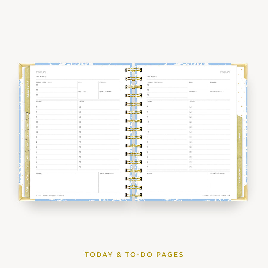 Day Designer 2024 mini weekly planner: Annabel cover with undated daily planning pages