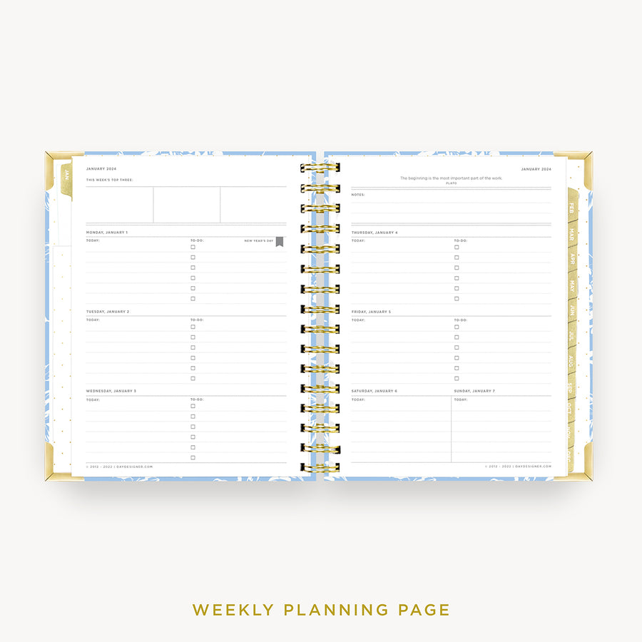 Day Designer 2024 mini weekly planner: Annabel cover  with weekly planning pages