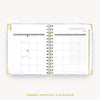 Day Designer 2024 mini weekly planner: Annabel cover with monthly calendar