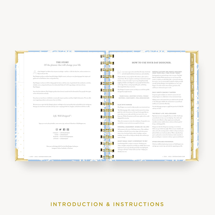 Day Designer 2024 mini weekly planner: Annabel cover with introduction