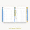 Day Designer 2024 mini weekly planner: Casa Bella cover with ideal week worksheet