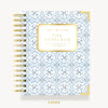 Day Designer 2024 mini weekly planner: Casa Bella hard cover, gold wire binding