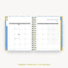 Day Designer 2024 mini weekly planner: Casa Bella cover with monthly calendar