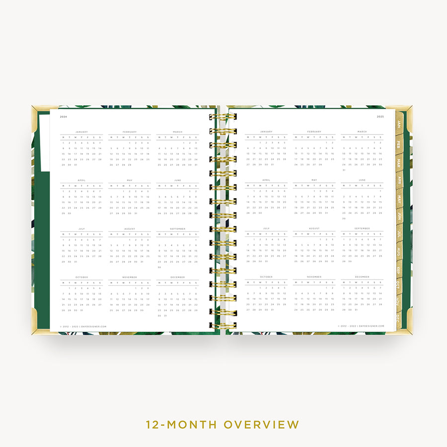 Day Designer 2024 mini weekly planner: Bali cover with 12 month calendar