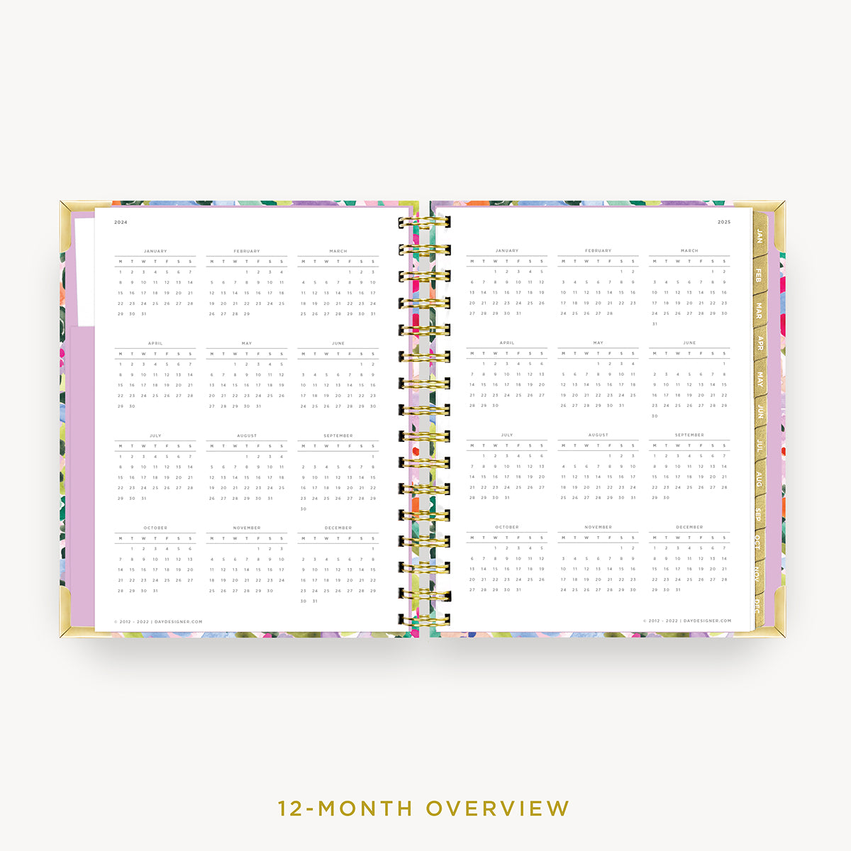 2024 Mini Weekly Planner: Blurred Spring | Day Designer