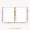 Day Designer 2024 mini weekly planner: Blurred Spring cover with gift ideas pages