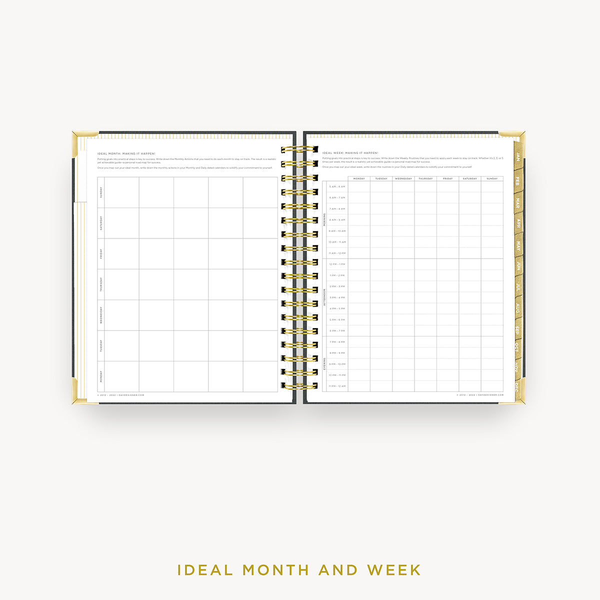 Converting the Day Designer daily into a weekly planner