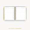 Day Designer 2024 weekly planner: Charcoal Bookcloth cover with gift ideas pages
