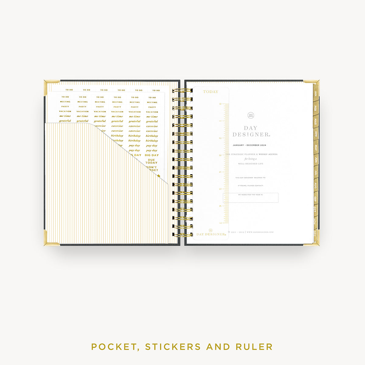 2024 Weekly Planner Inserts & Agenda Refill - Horizontal - Pocket size, LV  PM