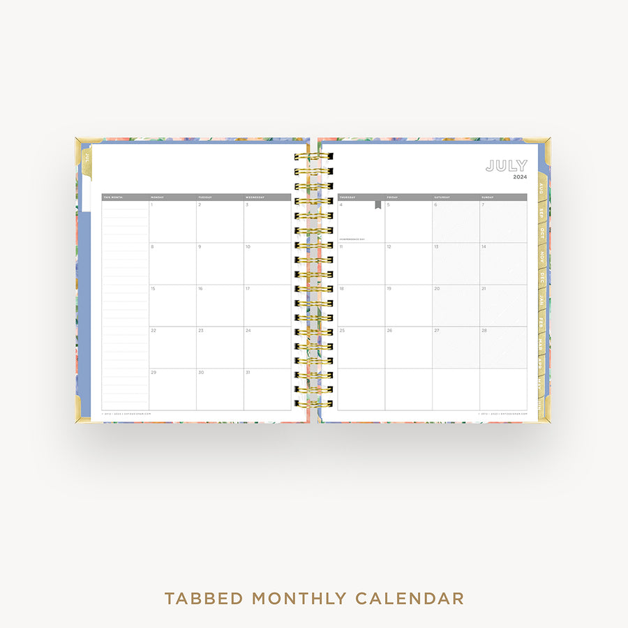 Day Designer 2024-25 daily planner: Lorelei cover with monthly calendar
