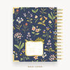 Day Designer 2024-25 mini daily planner: Fresh Sprigs cover with back cover with gold detail