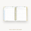 Day Designer 2024-25 daily planner: Palmetto cover with ideal week worksheet