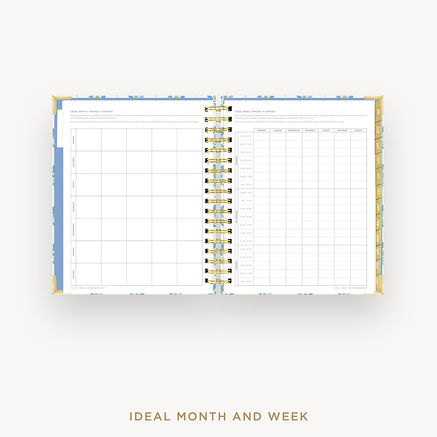 Day Designer 2024-25 daily planner: Tasha cover with ideal week worksheet