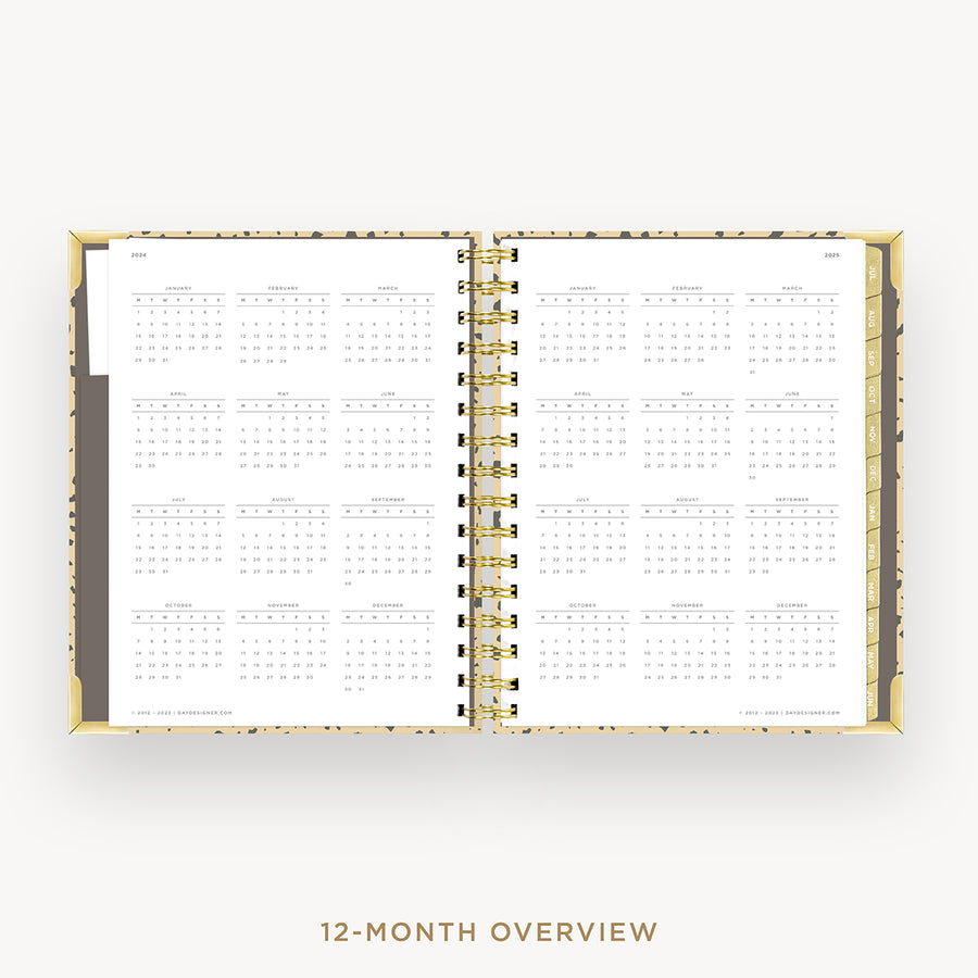 Day Designer 2024-25 mini daily planner: Savannah cover with 12 month calendar