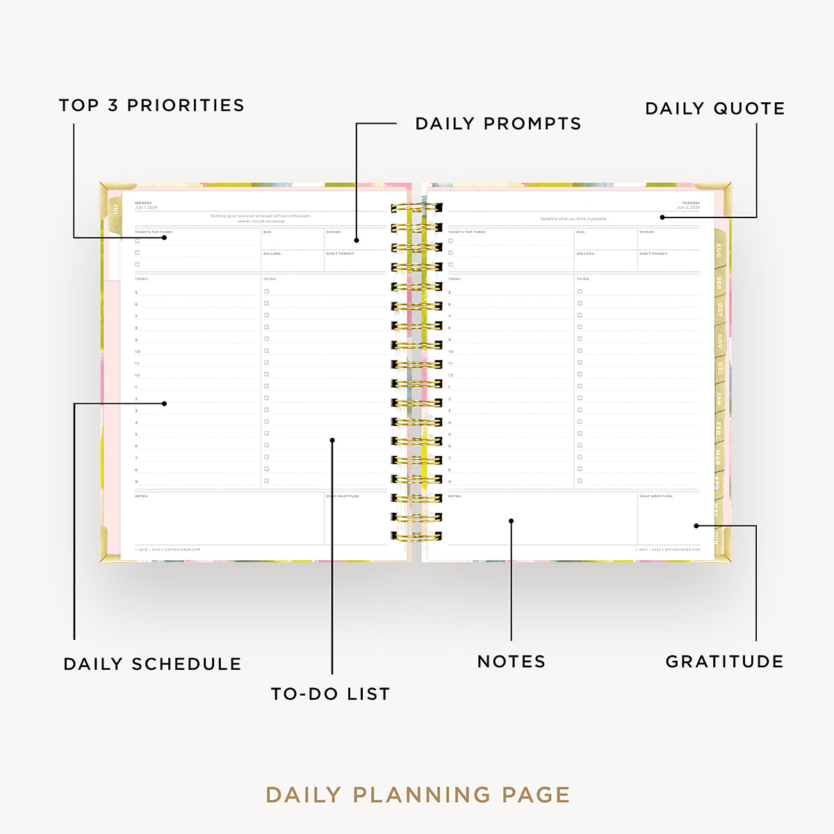 2024-25 Daily Planner: Serendipity
