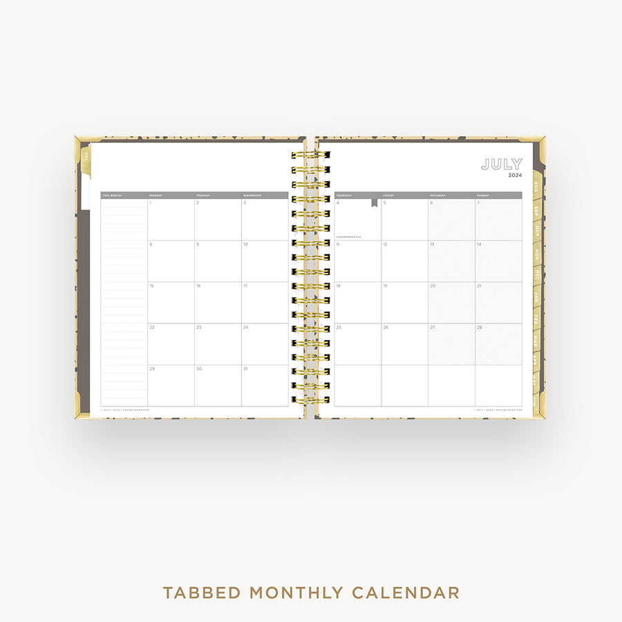 Day Designer 2024-25 daily planner: Savannah cover with monthly calendar