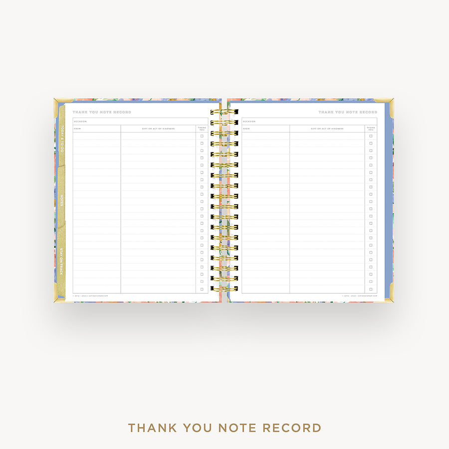 Day Designer 2024-25 weekly planner: Lorelei cover with thank you notes pages
