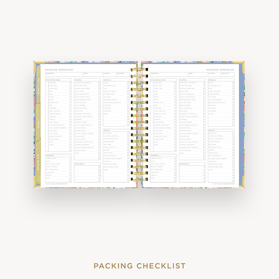 Day Designer 2024-25 weekly planner: Lorelei cover with packing checklist