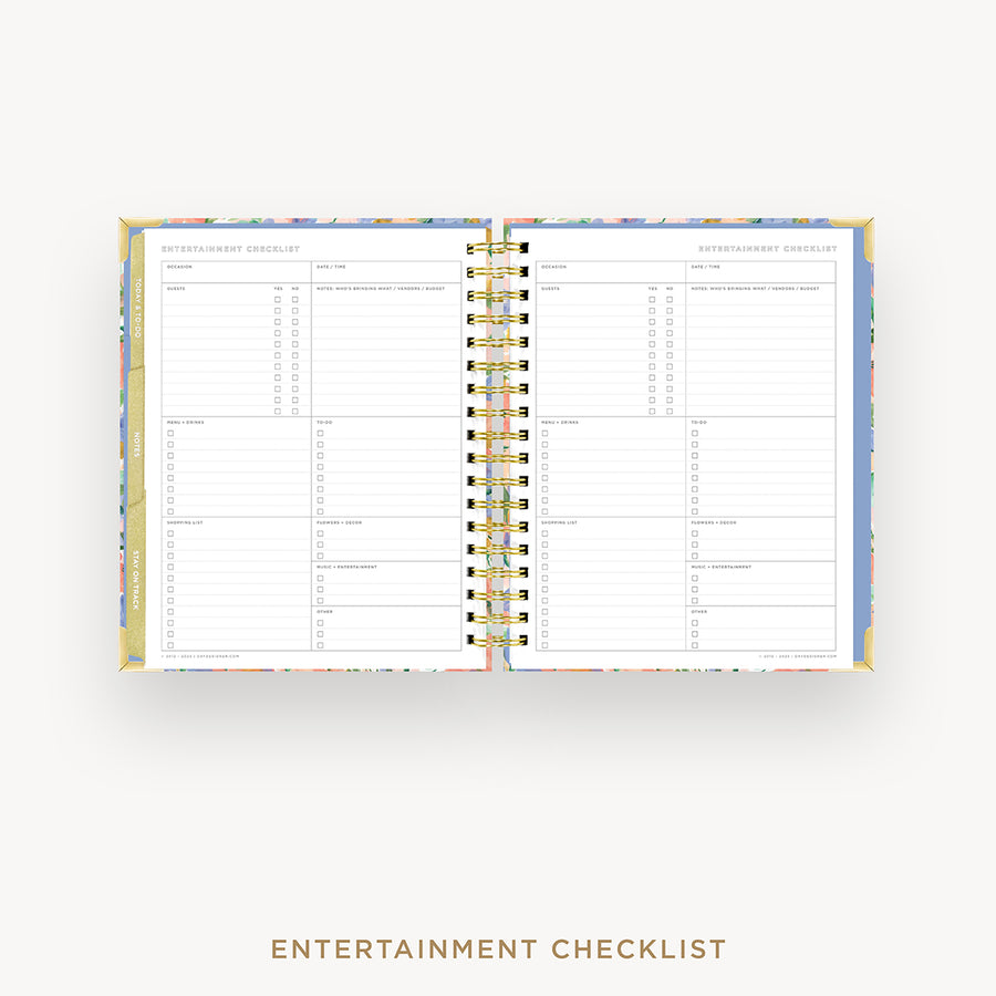 Day Designer 2024-25 weekly planner: Lorelei cover with entertainment party planner