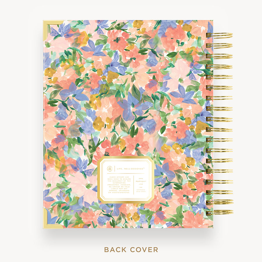 Day Designer 2024-25 weekly planner: Lorelei cover with back cover with gold detail