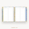 Day Designer 2024-25 mini weekly planner: Lorelei cover with bucket list