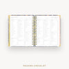 Day Designer 2024-25 weekly planner: Fresh Sprigs cover with packing checklist