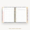 Day Designer 2024-25 mini weekly planner: Fresh Sprigs cover with ideal week worksheet